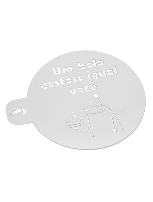 Estencil Um Bolo Gostoso Igual Você 15cm - Porto Formas