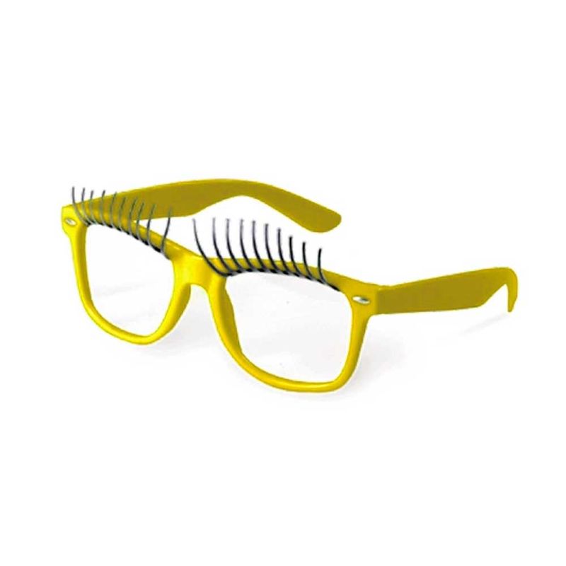 Carnaval-Oculos-com-Cilios-Amarelo---Cromus