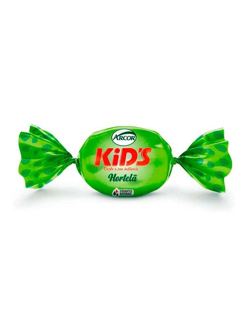 Bala Dura Kids Hortelã 100g - Arcor