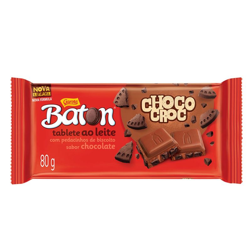 Tablete-de-Chocolate-ao-Leite-Baton-ChocoCroc-80g---Garoto