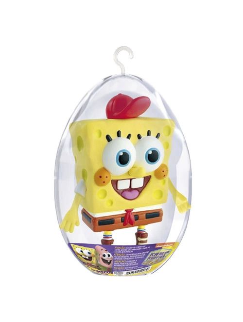 Ovo Médio com Boneco de Vinil Articulado Bob Esponja - Lider