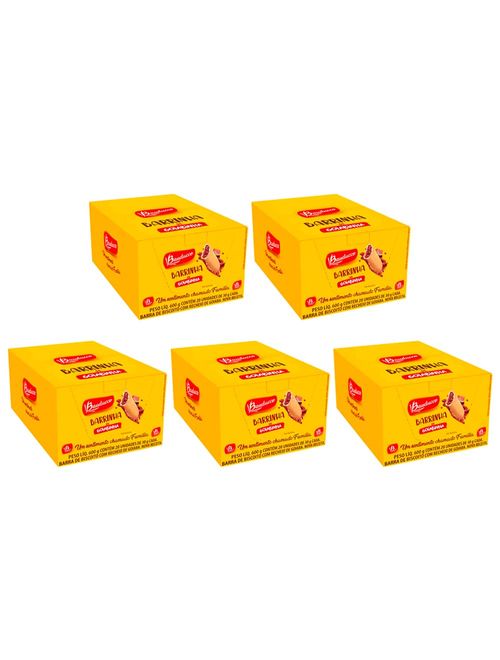 Kit 5 Barrinhas Goiabinha c/20 - Bauducco