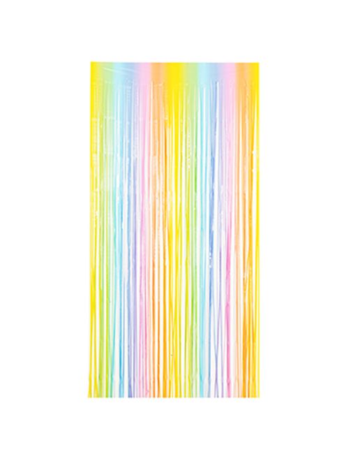 Cortina Decorativa Candy Color 100x200cm Un - Silver Plastic