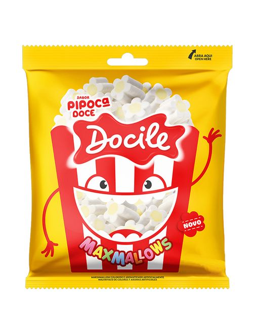 Marshmallow Pipoca Doce 220g - Docile