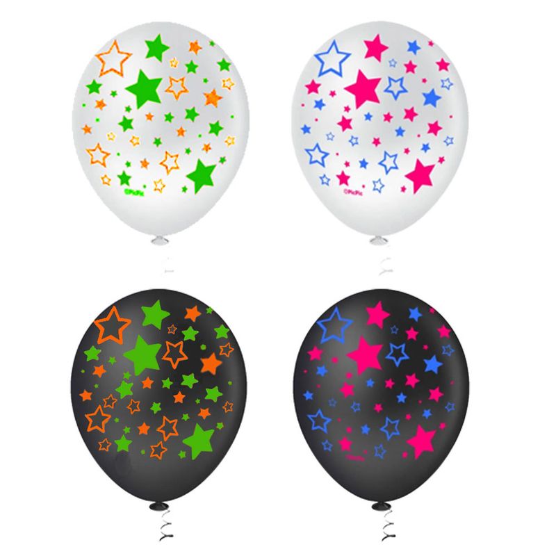 Balao-Estrelinha-Neon-Sortido-Tamanho-10-c-25---Pic-Pic