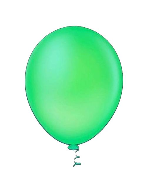 Balão Redondo Neon Verde Tamanho 9 c/25 - Pic Pic