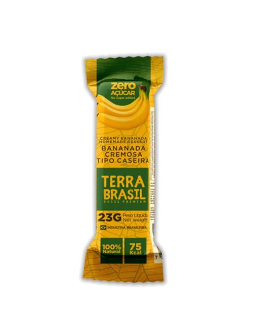 Bananada Tipo Caseira Zero Açúcar 23g - Terra Brasil