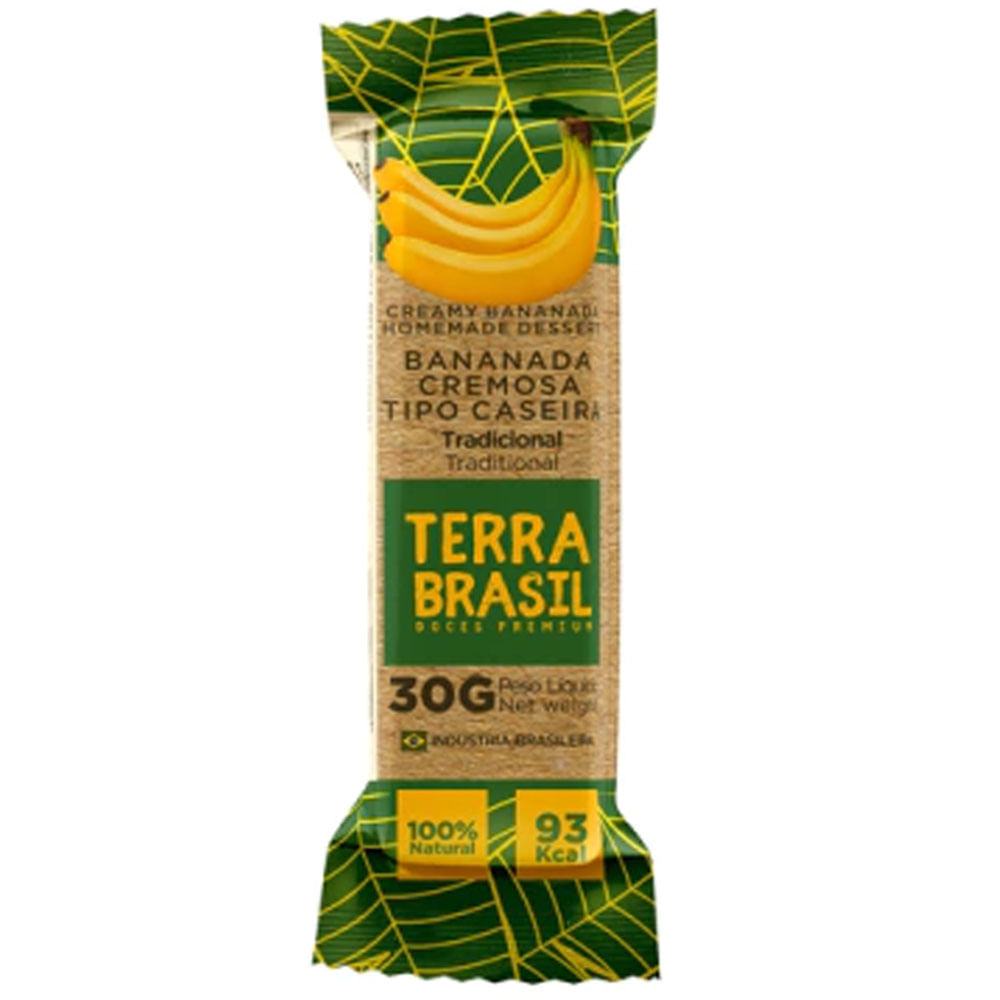 Bananada Tipo Caseira Tradicional 30g - Terra Brasil