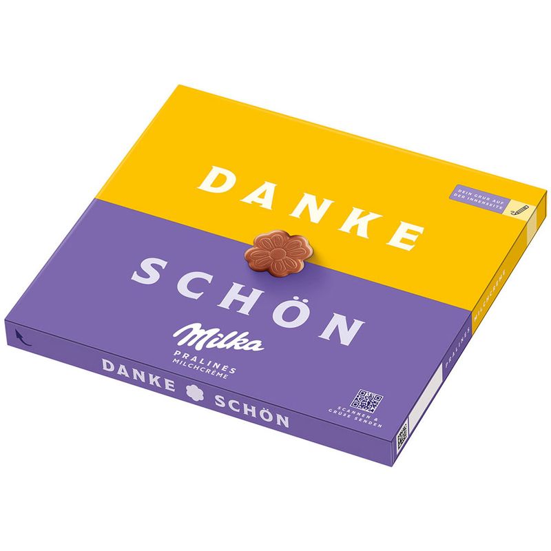 Caixa de Bombons para Presente Danke Schön 110g - Milka