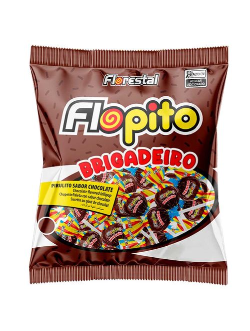 Pirulito Flopito Brigadeiro 500g - Florestal