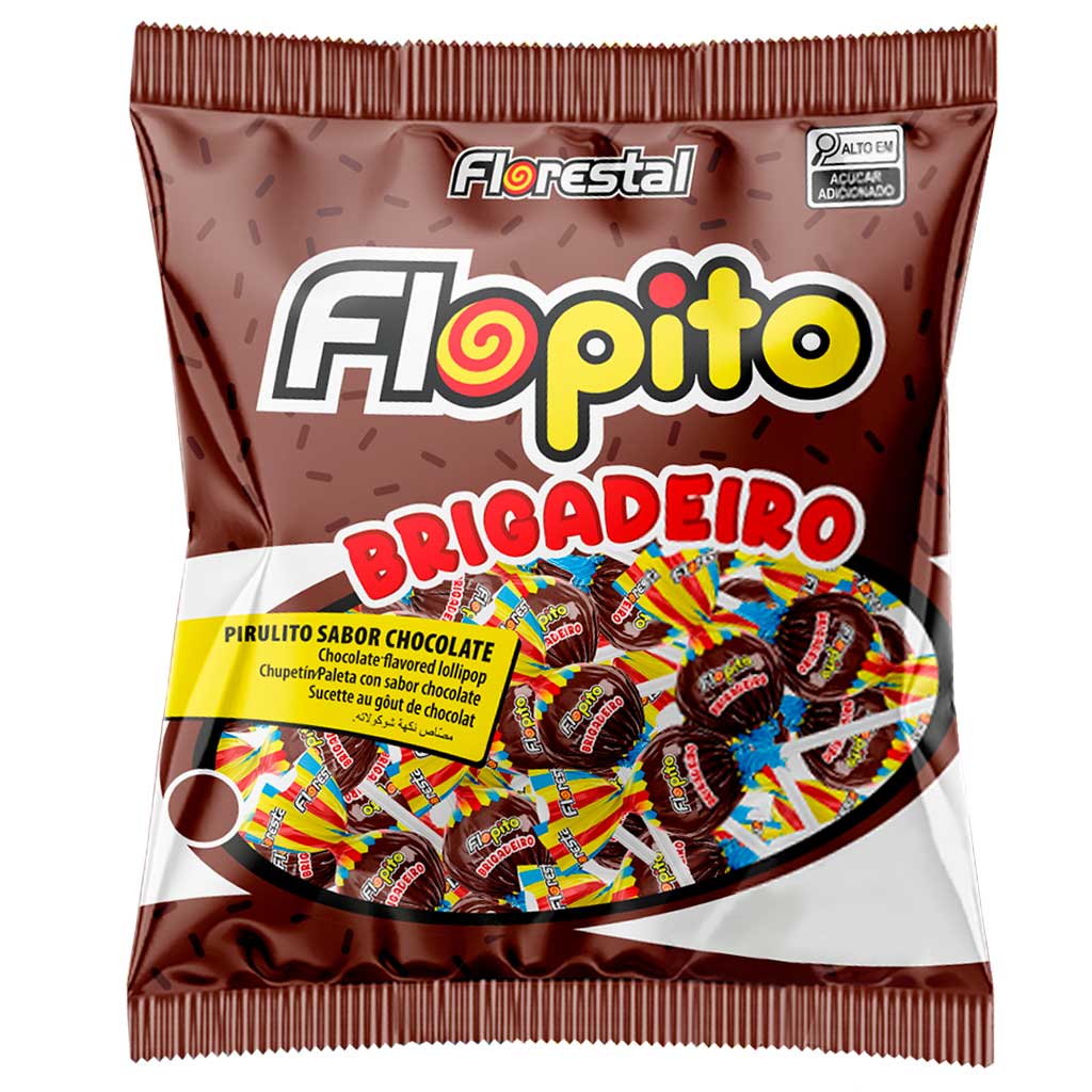 Pirulito Baby Coração Tutti Frutti 200g Florestal - Colibri Festas