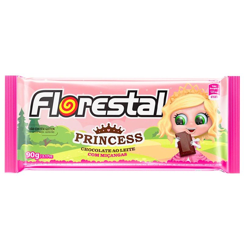 Tablete-Chocolate-ao-Leite-com-Micangas-Rosa-Princess-90g---Florestal