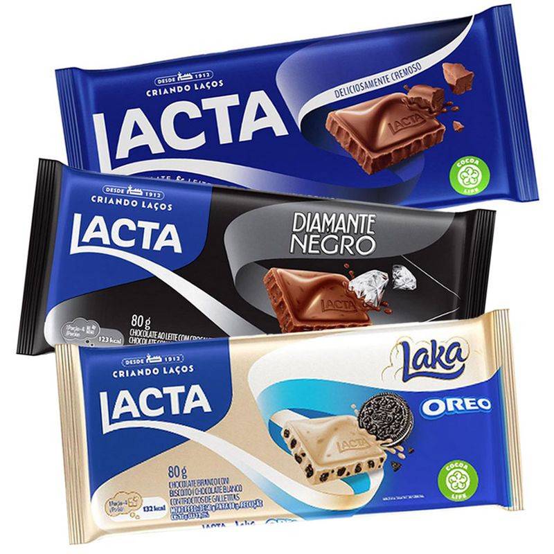 Kit-3-Tabletes-Original---Diamante-Negro---Laka-Oreo-80g---Lacta
