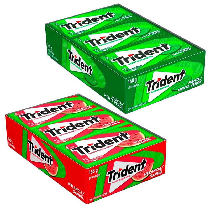 Kit-com-2-Caixas-Trident-c-21---1-Menta---1-Melancia---Adams