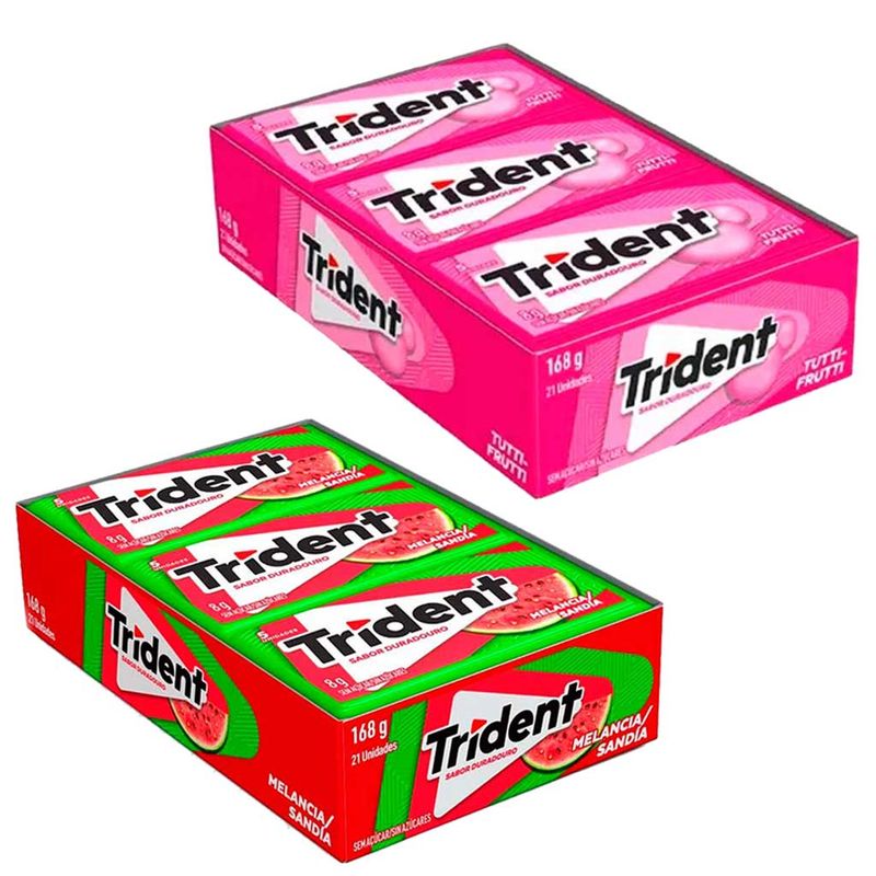 Kit-com-2-Caixas-Trident-c-21---1-Tutti-Frutti---1-Melancia---Adams