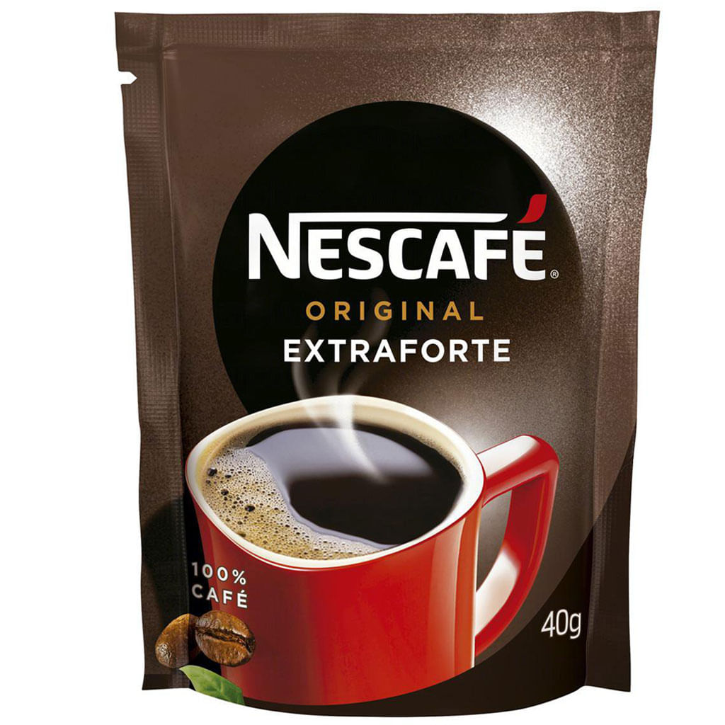 Café Solúvel Nescafé Original Extra Forte Sachet 40g Nestlé Doce Malu 9211