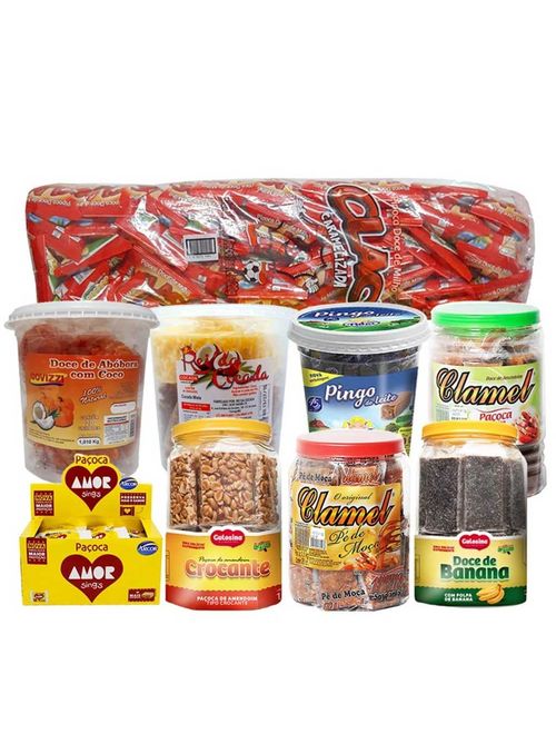 Monte seu Kit - Doces de Festa Junina c/50