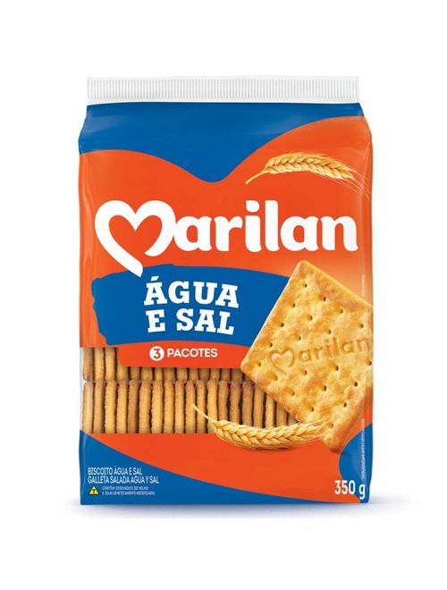 Biscoito de Água e Sal 350g - Marilan