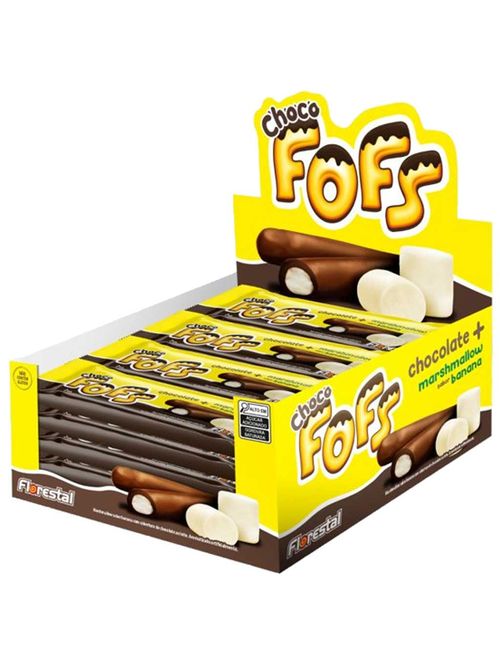 Choco Fofs Sabor Banana c/16 - Florestal