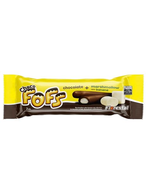 Choco Fofs Sabor Banana c/16 - Florestal