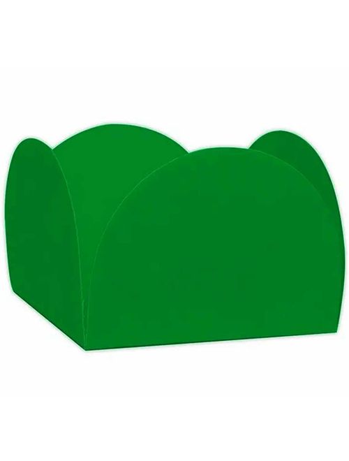 Forminha para Doces Verde 4 Pétalas c/50 - NC Toys