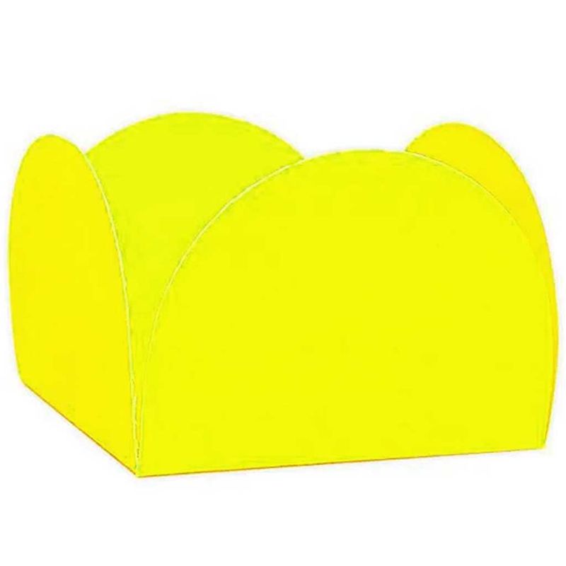 Forminha-para-Doces-Amarela-Neon-4-Petalas-c-50---NC-Toys