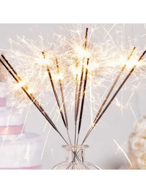Vela Estrelinha c/4  - Silver Festas