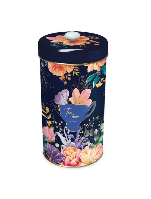 Lata Collection Puxador Butter Cookies Tea Time Marinho 150g - Santa Edwiges