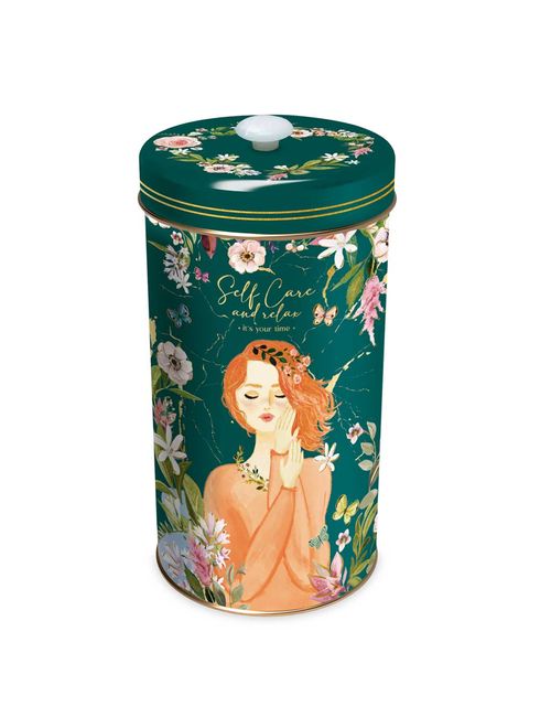 Lata Collection Puxador Butter Cookies Self Care Relax Verde Escuro 150g - Santa Edwiges