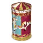 Lata-Carrossel-Giratorio-Musical-Mini-Butter-Cookies-Vermelho-Ouro-150g---Santa-Edwiges
