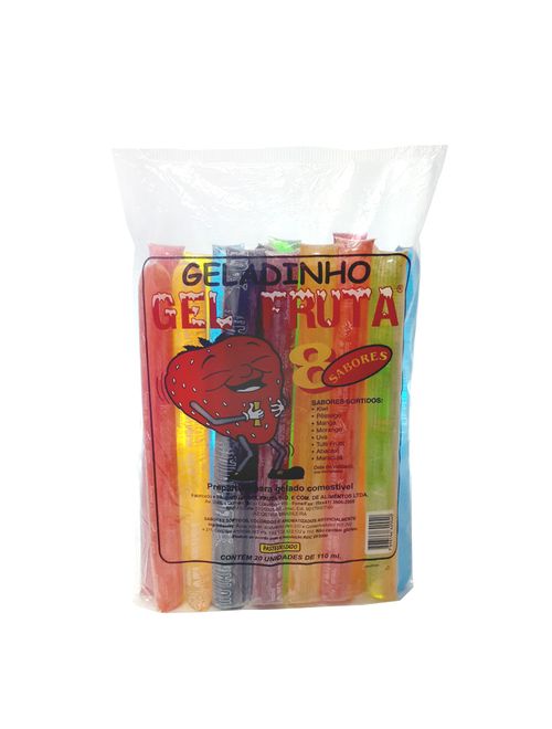Geladinho Sortido 55ml c/40 - Gelfruta