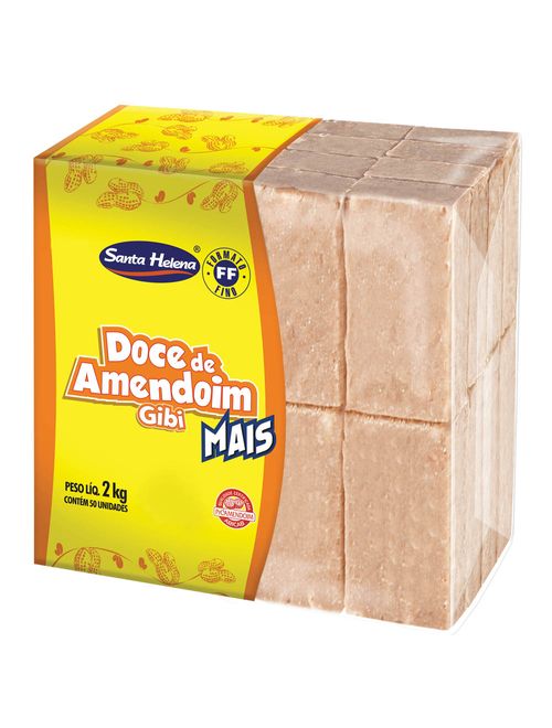 Doce de Amendoim Gibi c/50 - Santa Helena