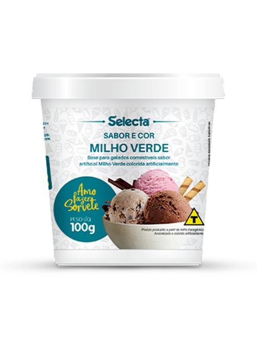 Sabor em Pó para Sorvete Milho Verde 100g - Selecta