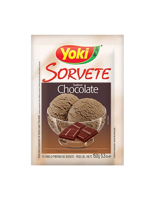 Preparo para Sorvete Chocolate 150g - Yoki