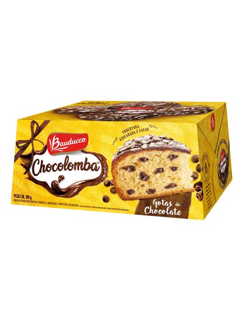 Mini Colomba Pascal Gotas de Chocolate 100g c/18 - Bauducco