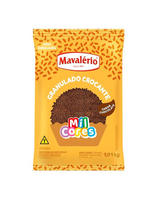 Chocolate Granulado Crocante Mil Cores 1,01kg - Mavalério