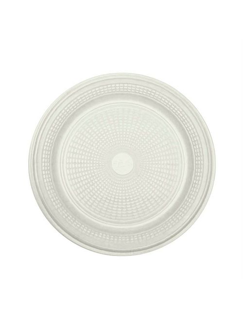 Prato Descartável para Bolo Branco 15cm c/10 - Trik Trik