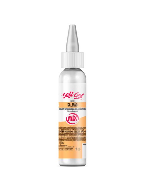 Corante Soft Gel Salmão 25g - Mix