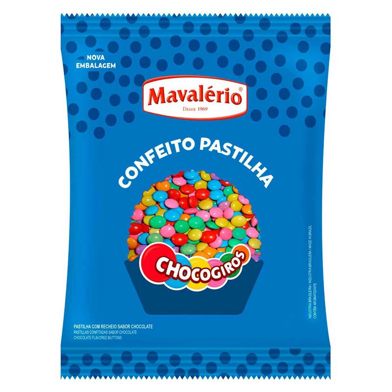 Confeito-Chocolate-Chocogiros-Mil-Cores-500g---Mavalerio