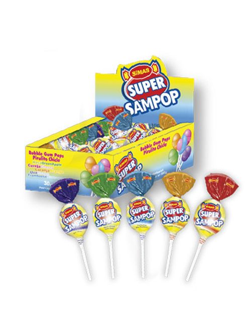 Pirulito Super Cherry Pop Sortido c/25 - Sams