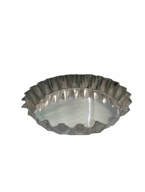 Forma Torta Maçã Fundo Fixo 9cm c/12 - Roldan