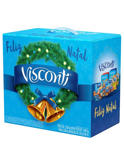 Cesta de Natal Grande 13 Itens - Visconti