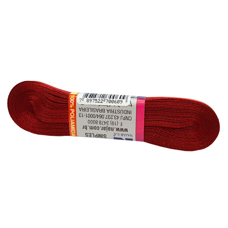 Fita-de-Cetim-Simples-No1-Cor-Vermelho-Bordo-c-10m---Najar