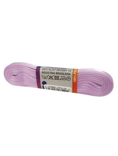Fita de Cetim Simples No1 Cor Rosa Lavanda c/10m - Najar