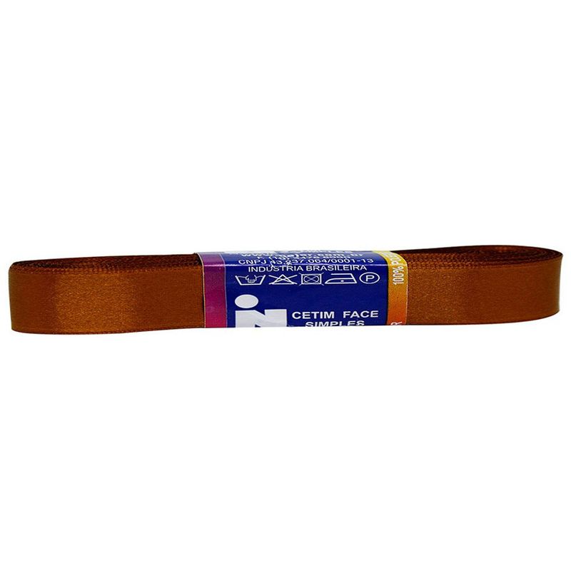 Fita-de-Cetim-Simples-No1-Cor-Marrom-Cafe-c-10m---Najar