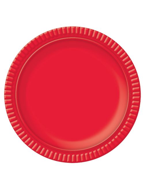 Prato Vermelho No5 28cm - Ultrafest
