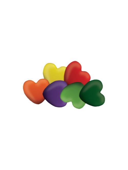 Confeito Pipper Coração Frutas Sortido 500g - Sams