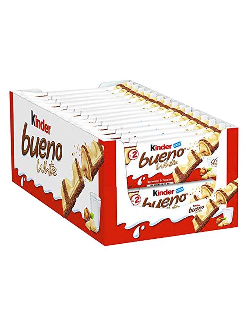 Chocolate Kinder Bueno White c/30 - Ferrero