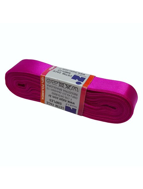 Fita de Cetim Simples No5 Cor Rosa Bispo c/10m - Najar