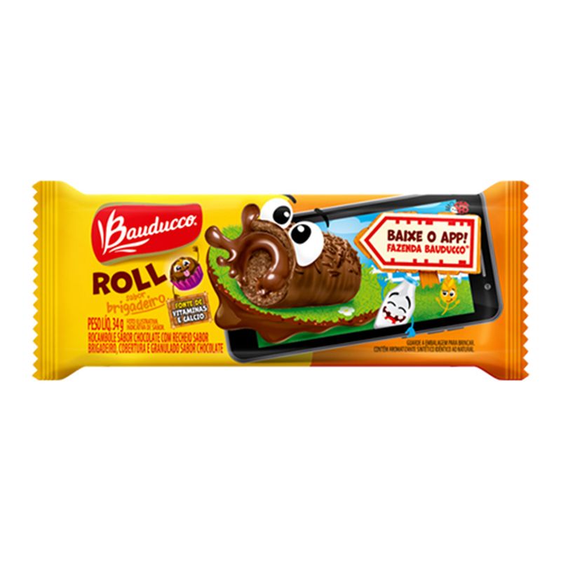 BOLO BAUDUCCO ROLL CAKE CHOC 34GR